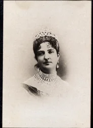 Porträt von Margarethe von Savoyen (1851-1926), Königin von Italien